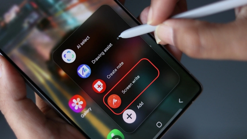 Chụp và ghi chú màn hình bằng S Pen