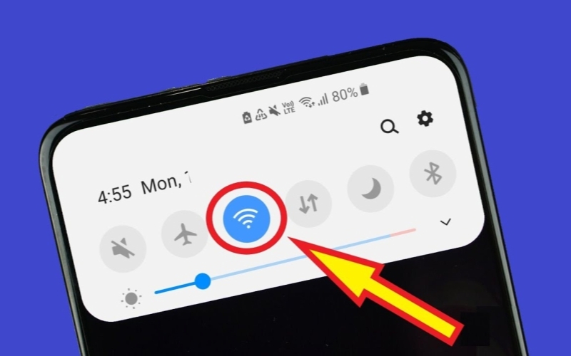 Bạn có thể thử thay đổi sang một mạng Wifi khác