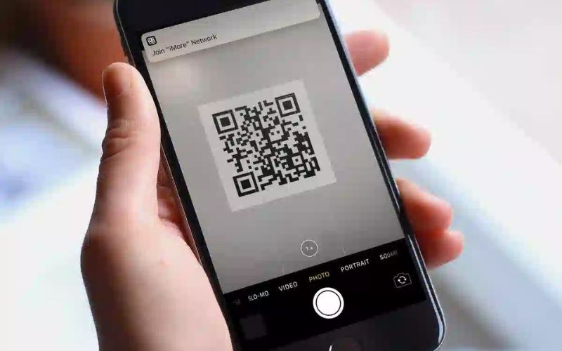 Hệ điều hành iOS đã tích hợp sẵn trình quét mã QR