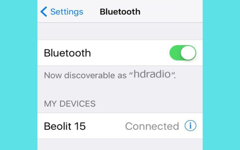 ban mo che do bluetooth tren dien thoai iphone