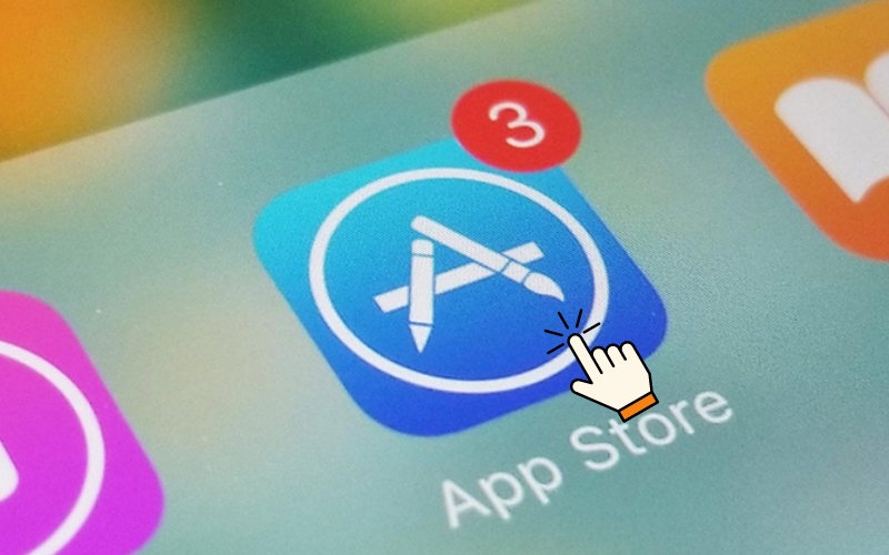 Mở ứng dụng App Store trên thiết bị của bạn