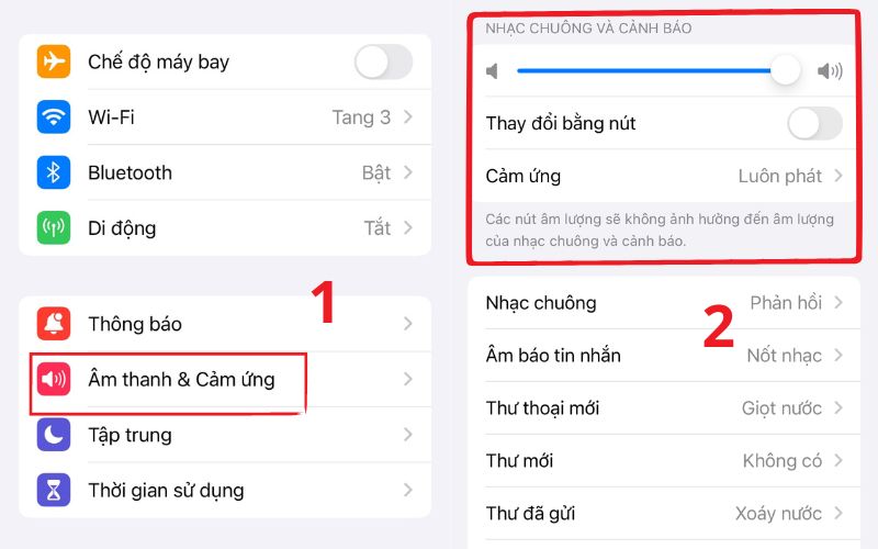 Các bước giúp bạn điều chỉnh chế độ rung thật nhanh chóng