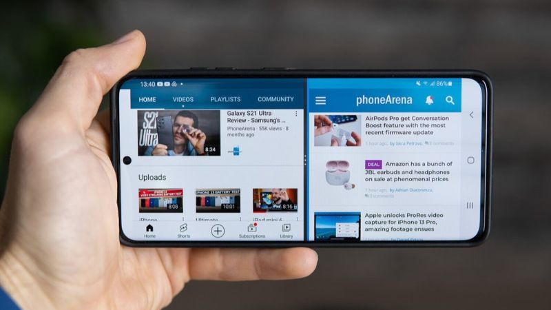 Chia đôi màn hình Samsung