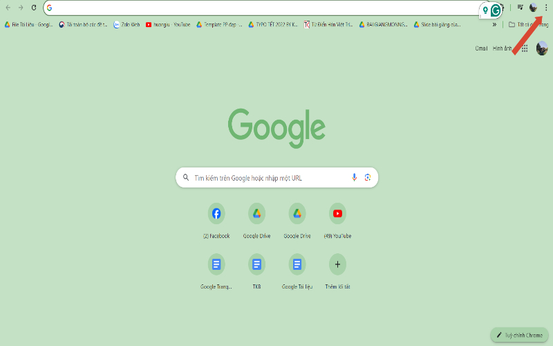 kich hoat trinh duyet google chrome