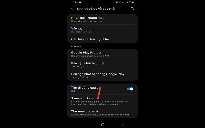 chon “samsung pass”