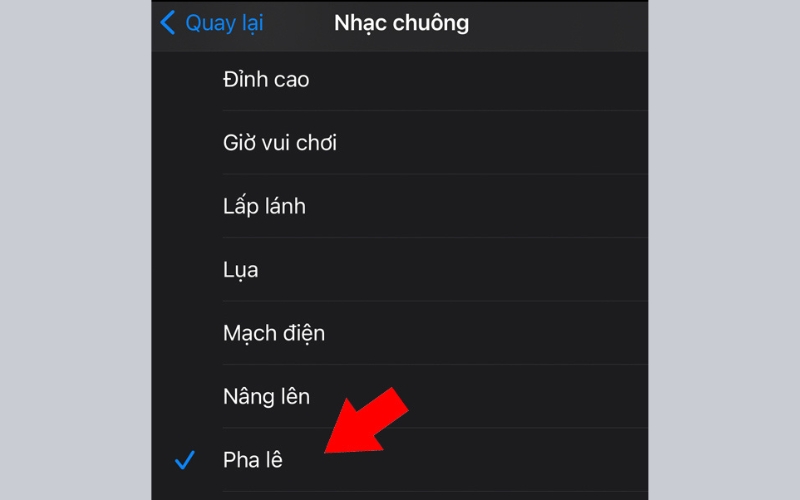 Chọn bài hát bạn vừa tải về