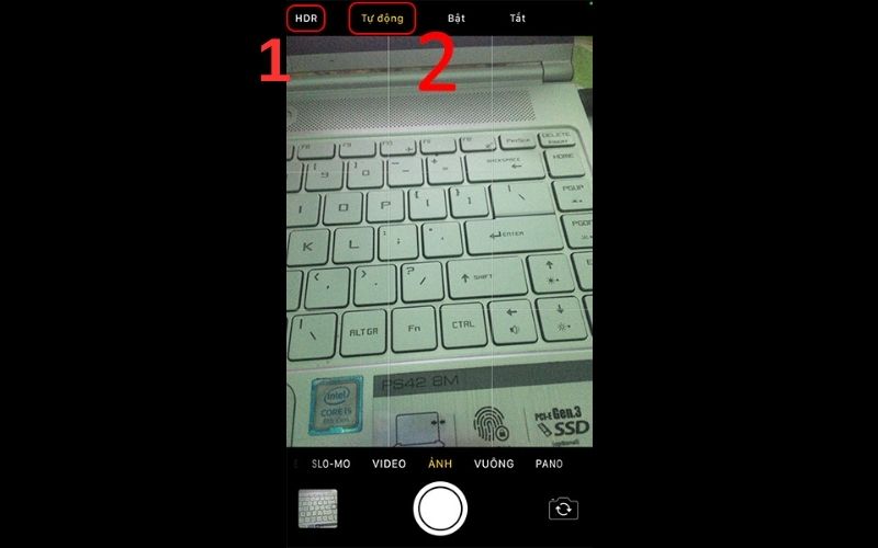 bật chế độ hdr tự động để tăng sự tương phản và chiều sâu