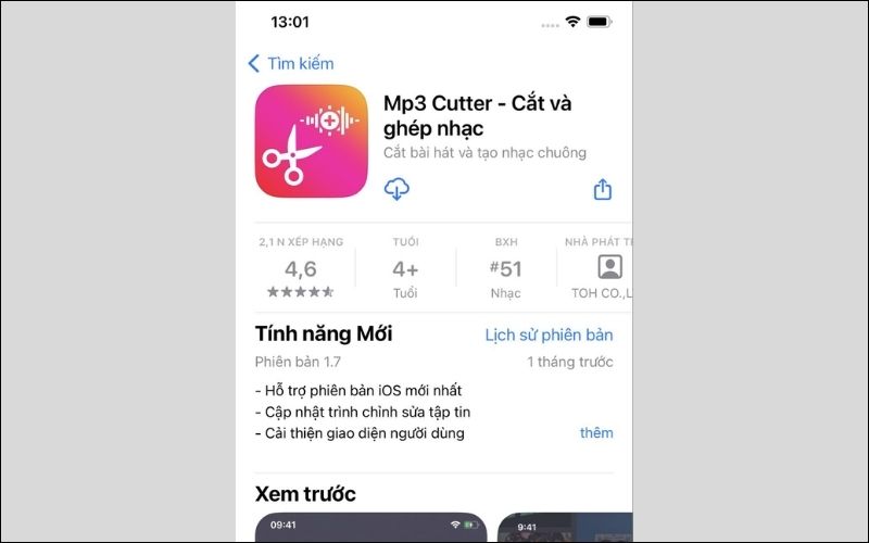 Mp3 Cutter là ứng dụng hàng đầu trong việc tạo và cắt nhạc chuông trên iPhone