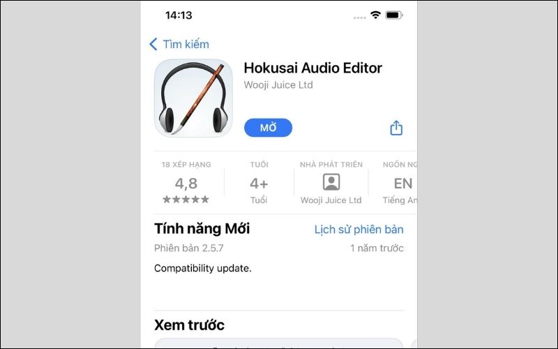 Hokusai Audio Editor là một ứng dụng tạo nhạc chuông được rất nhiều người ưa thích