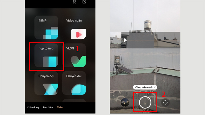 Cách chụp ảnh Panorama trên điện thoại Android