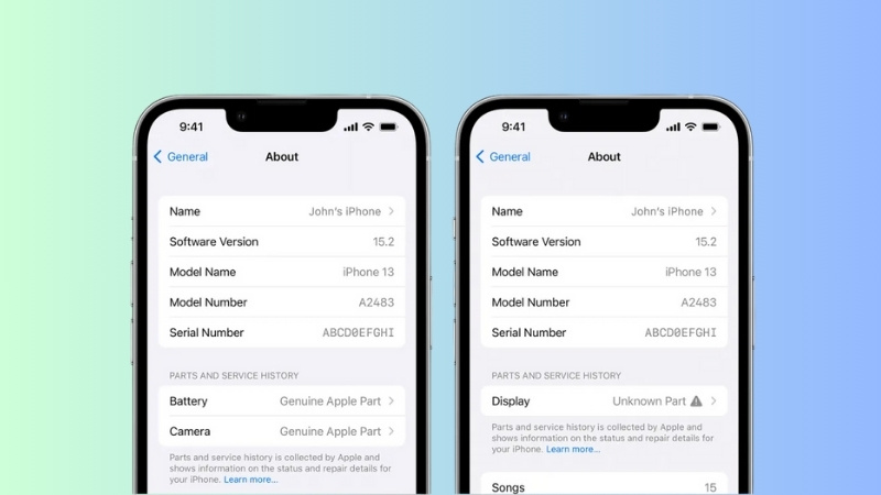  iPhone cũ không rõ nguồn gốc, không biết rõ máy đã qua tay ai hay có bị sửa chữa nhiều chưa