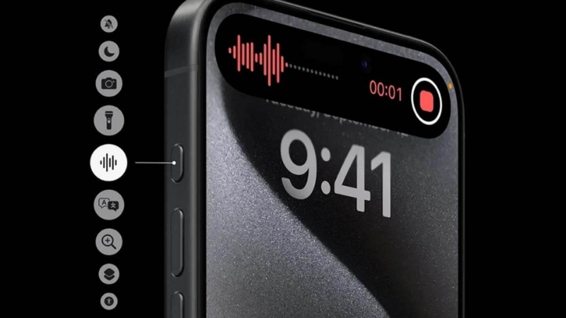 Nút tác vụ (Action Button) thay thế cho thanh gạt im lặng truyền thống