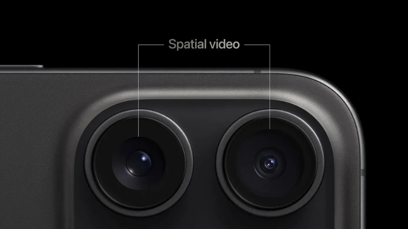 iPhone 15 Pro có chất lượng quay video ProRes và video không gian (Spatial Video) chuyên nghiệp