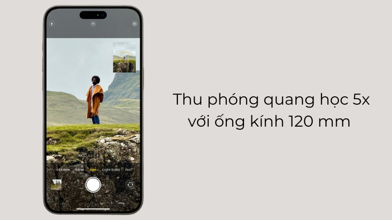 iPhone 15 Pro và Pro Max đều được nâng cấp camera telephoto 