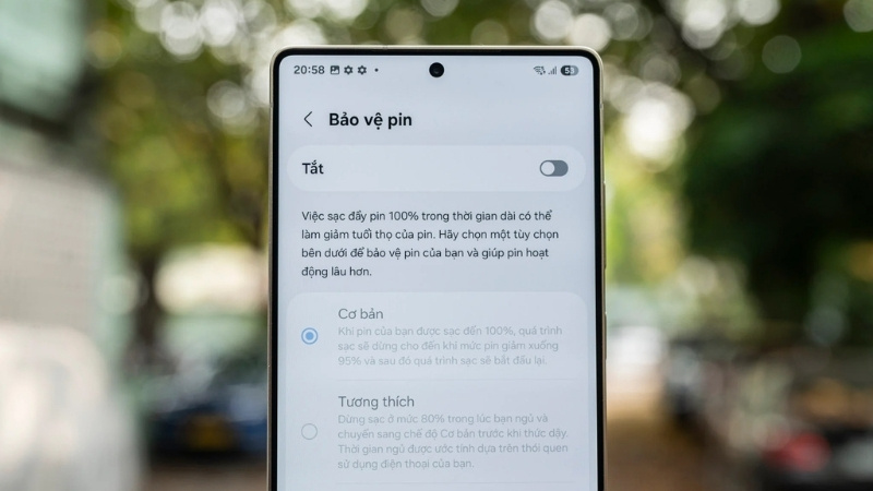 Chế độ bảo vệ pin thông minh