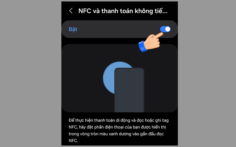 bat chia se NFC