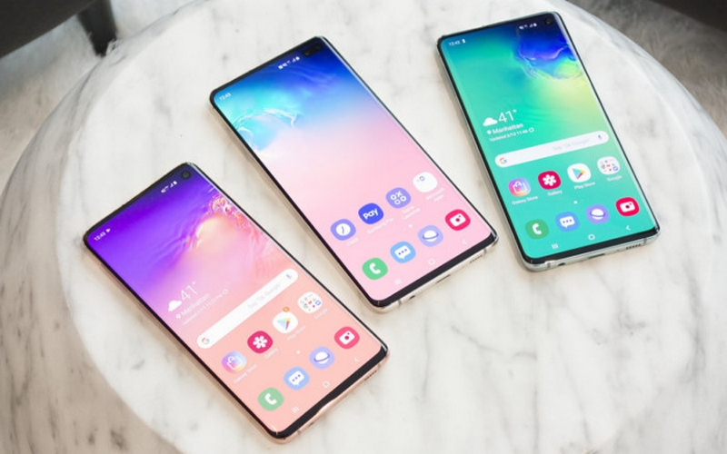 galaxy s10 va galaxy s10 plus deu duoc thiet ke voi man hinh cong