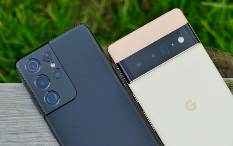 pixel 6 pro va samsung s21 ultra co nhieu diem tuong dong ve cau hinh