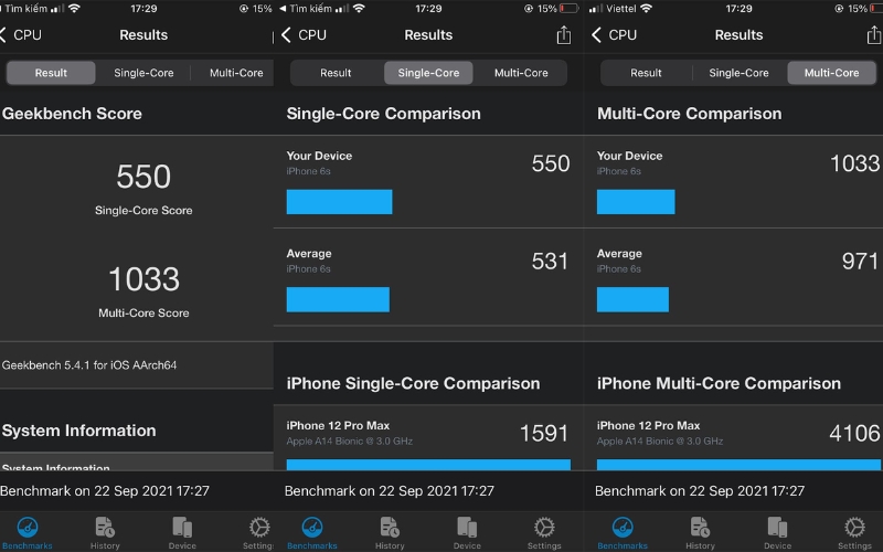 diem geekbench cho cpu