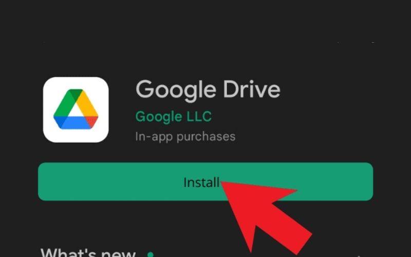 Tải google drive trên android