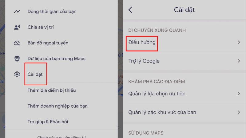 Hướng dẫn bật hiển thị tốc độ trên Google Map iOS