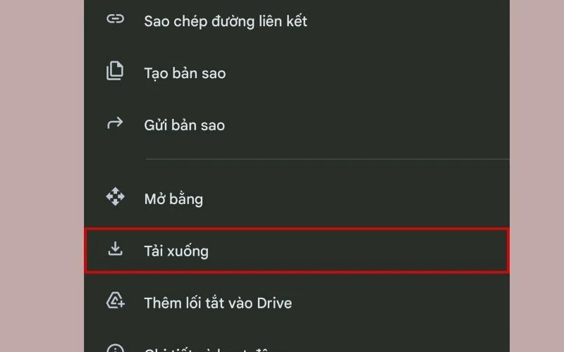 Nhấn vào biểu tượng ba chấm trên hình ảnh bạn muốn tải về