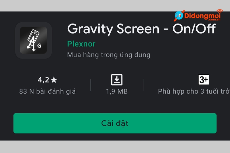 dung phan mem gravity screen