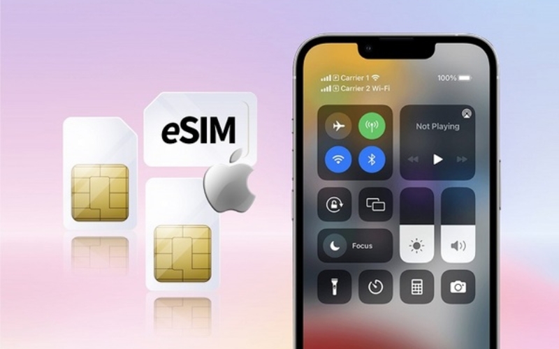 iPhone 13 1 SIM vật lý và 1 eSIM