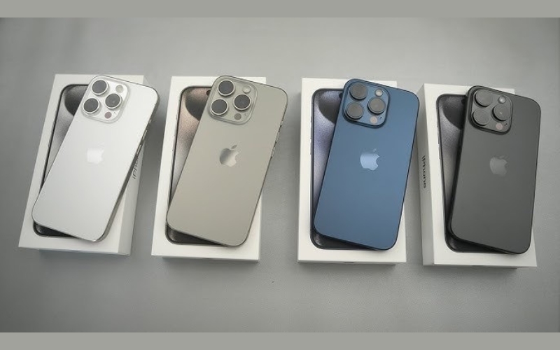 iPhone 15 Pro Max nổi bật với 4 màu