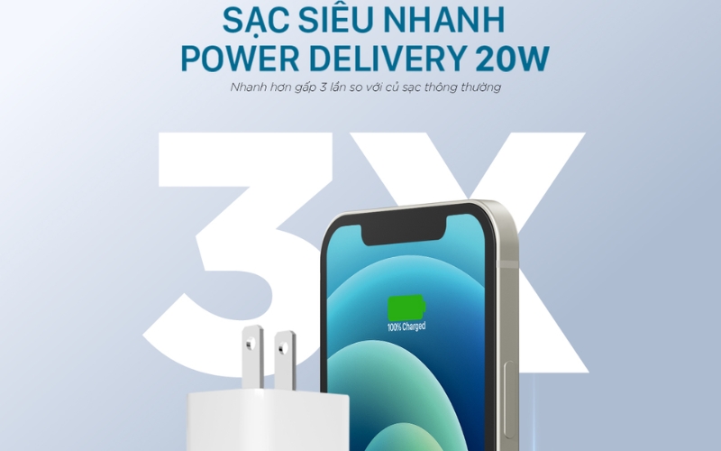 So với cổng Lightning, USB-C hỗ trợ các chuẩn sạc nhanh Power Delivery (USB PD) tiên tiến hơn