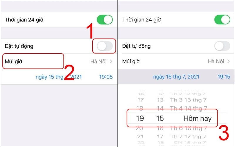 Chỉnh đúng múi giờ để iPhone bắt sóng