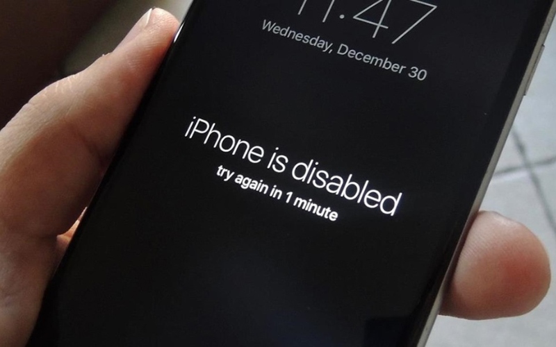 iPhone bị vô hiệu hóa do không có iCloud