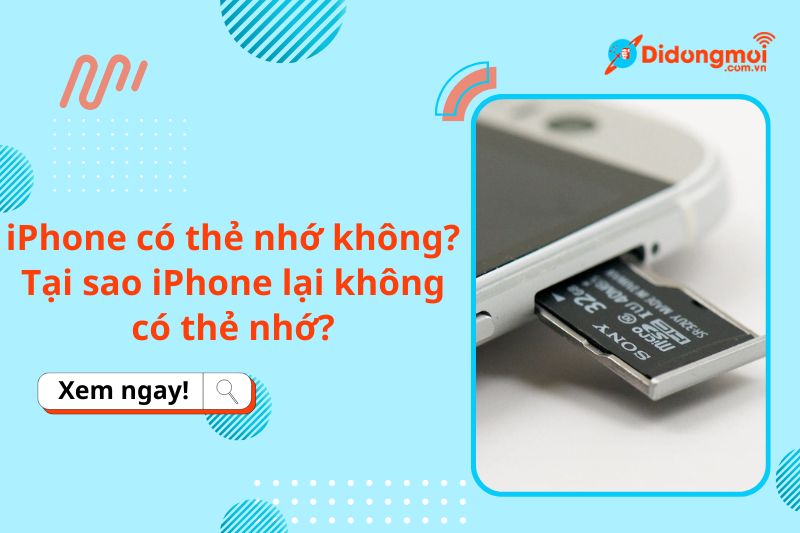 iphone co the nho khong