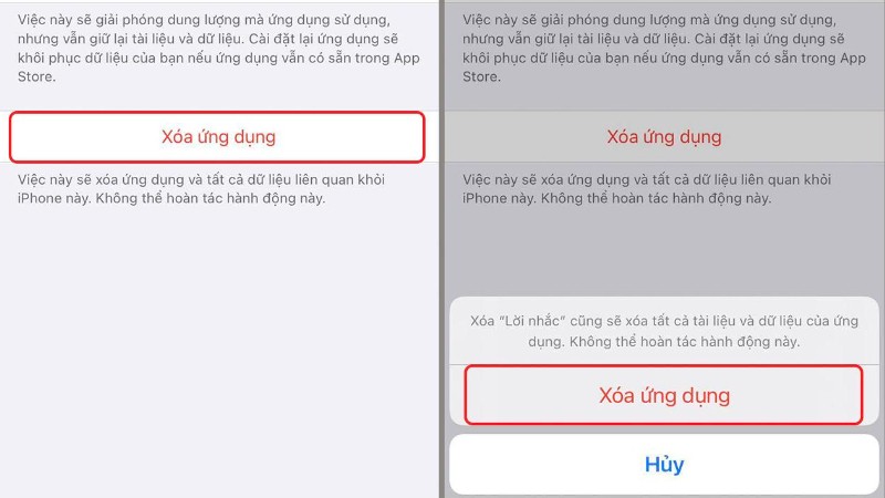 Xóa các ứng dụng không cần thiết