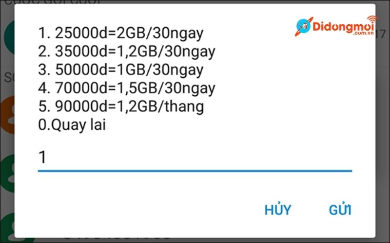 Để truy cập internet, bạn cần đăng ký gói dịch vụ mạng di động phù hợp với loại SIM đang sử dụng