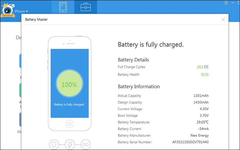  itools battery master