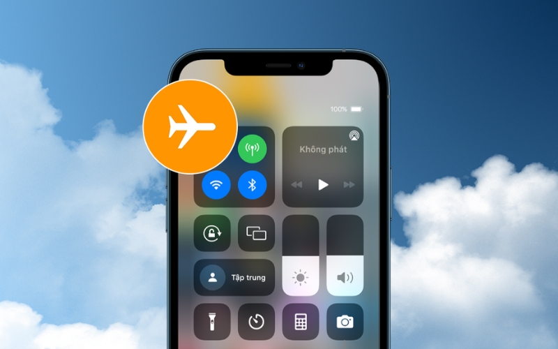 Bật Chế độ máy bay trên thiết bị iPhone