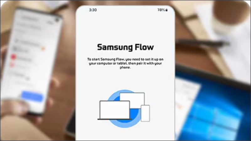 Mở ứng dụng Samsung Flow trên điện thoại