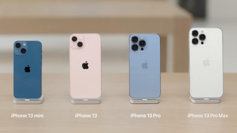 Kích thước iPhone 13 series