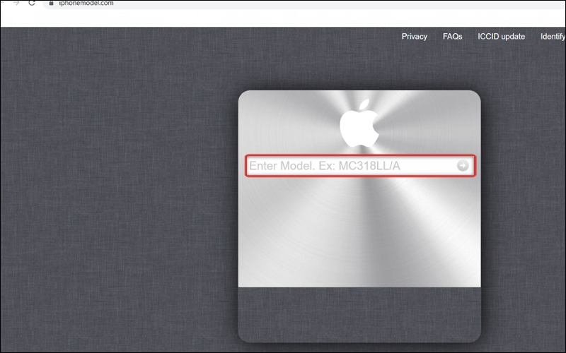 Kiểm tra xuất xứ iPhone bằng website