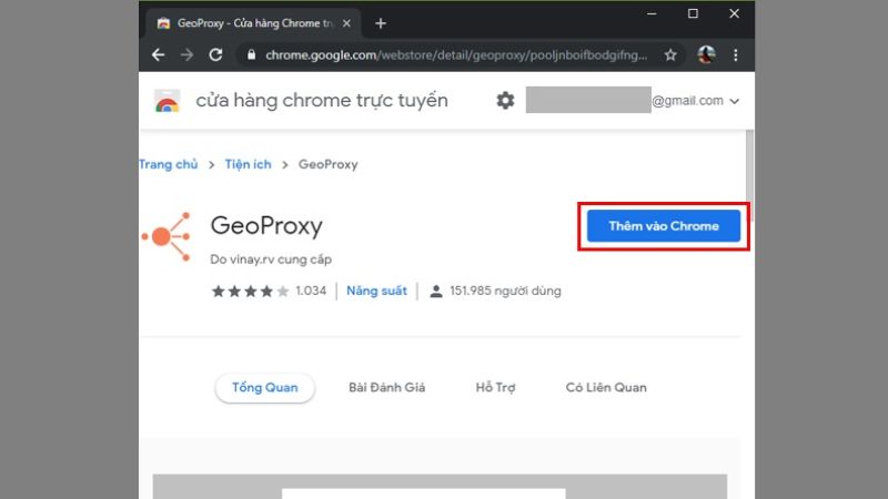 Tải tiện ích GeoProxy về máy tính