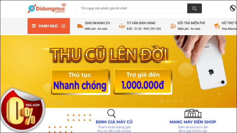 Thu cũ đổi mới cùng Di Động Mới