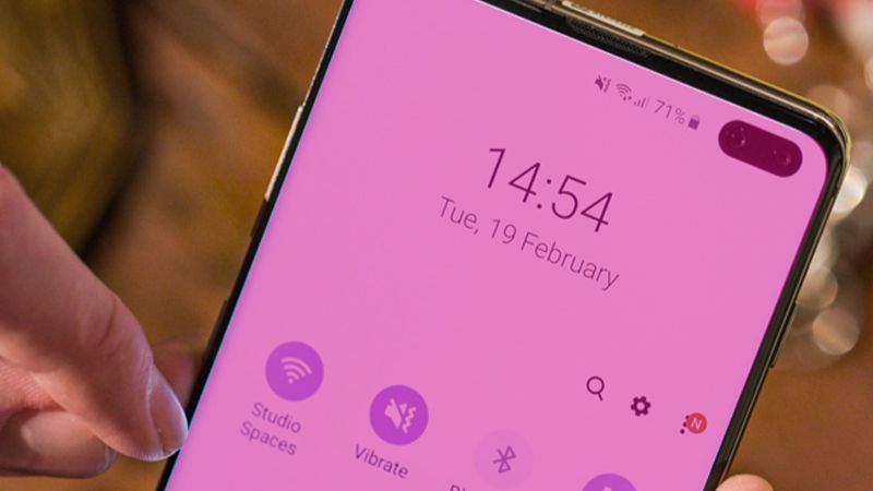Lỗi màn hình S23 Ultra bị ám màu 