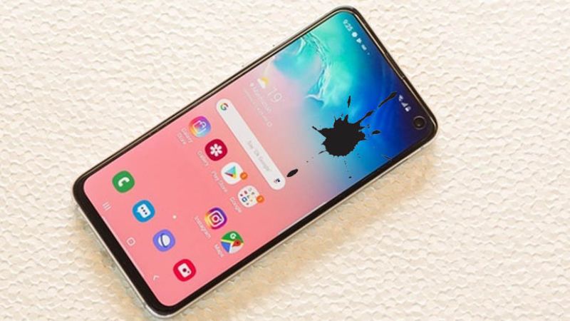 Lỗi chảy mực, loang màu màn hình S23 Ultra