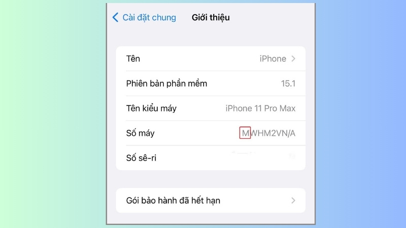 Chữ M là sản phẩm iPhone hoàn toàn mới, chính hãng được sản xuất bởi Apple