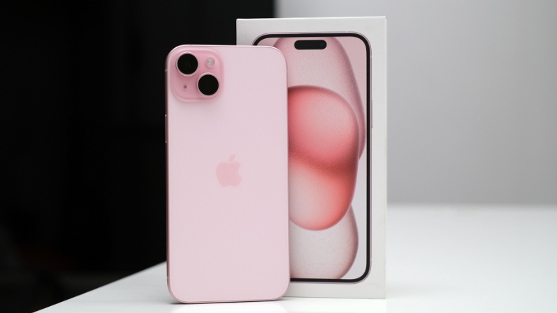 iPhone 15 và iPhone 15 Plus màu hồng