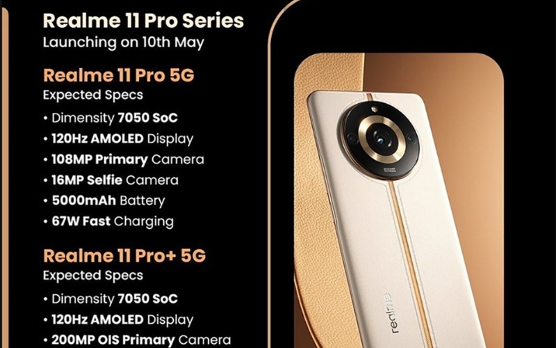 Realme 11 Pro Plus 5G cũng được trang bị Dimensity 7050