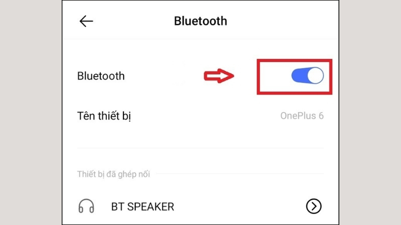 Tắt Bluetooth