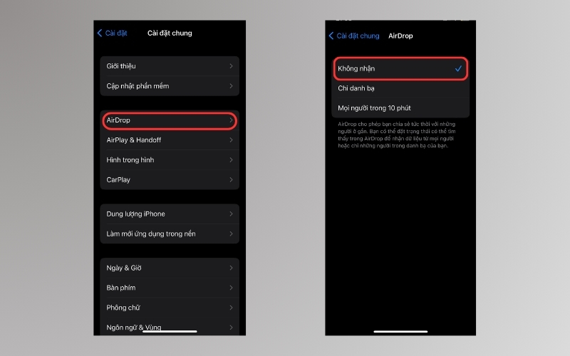 Cach-tat che-do-AirDrop-trong-phan-Cai-dat-cua-iPhone