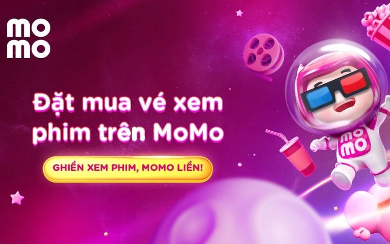 Ví MoMo cung cấp dịch vụ đặt vé xem phim
